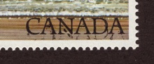 CANADA Unitrade #726ii  Black Doubled on Value and CANADA