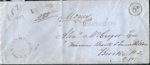 Stampless cover - 1853 Money letter - Sandwich U.C. to Brooke C.W